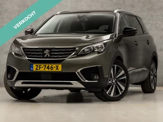 Peugeot 5008 1.2 PureTech Deluxe Automaat (PANORAMADAK, APPLE CARPLAY, GROOT NAVI, 360 CAMERA, FOCAL AUDIO, ADAPTIVE CRUISE, SPORTSTOELEN, SFEERVERLICHTING, GETINT GLAS, NIEUWSTAAT)