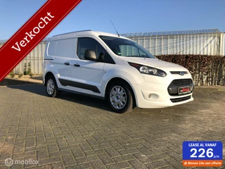 Hoofdafbeelding Ford Transit Connect Ford Transit Connect 1.0 Ecoboost Benzine 3-Zits Airco Dakrail Trekhaak 6-Bak Schuifdeur Mistlmp Nette Auto!