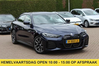 BMW i4 eDrive40 High Exe. M Sport 84 kWh / SoH 91,1% / Camera / Head-up / Leder&Alcantara / 18'' / Luchtvering / Sfeervrlichting / DAB / Stoelverwarming / Cruise Control