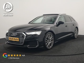 Audi A6 Avant 50 TFSI e Quattro 2x S Line PHEV 300pk Dealer O.H. | Trekhaak Af Fabriek | Panodak | Head Up | Adaptive Cruise | Matrix LED | Bang & Olufsen | Lederen Comfortzetels Memory & Ventilatie | Camera | Keyless | Blis | 20"L.M | Plug In Hybrid |