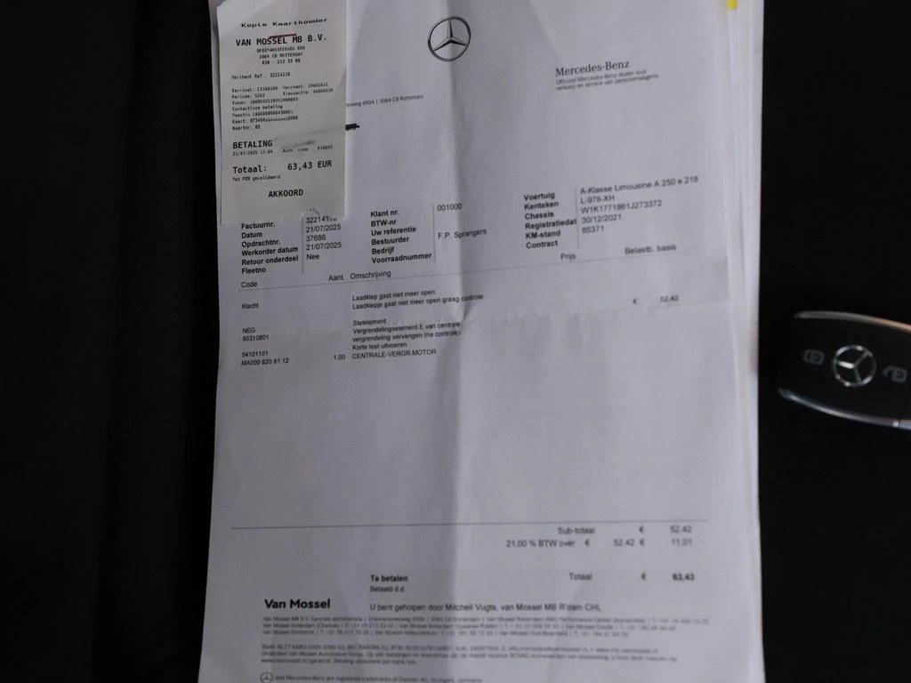 Hoofdafbeelding Mercedes-Benz A-Klasse