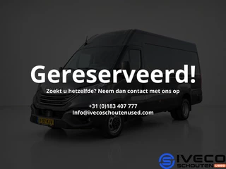 Iveco Daily 40C21V A8 Luchtvering • Dubbellucht  •  Automaat • W3520 L2H2 • 3.0L 207PK • Trekhaak • BPM-vrij  Standplaats: Almkerk