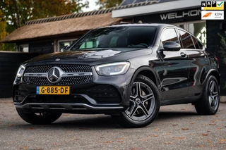 Mercedes-Benz GLC-klasse Coupé 200 Premium Plus AMG Line I 1 Eig I NL Auto I Dealeronderhouden I Burmester I Opendak I Graphitgrau