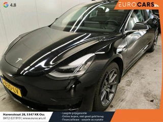 Tesla Model 3 Standard RWD Plus 60 kWh | Navigatie | Panorama dak | 360 camera | Parkeersensoren | Stoelverwarming | 19" lichtmetalen velgen | Ledverlichting Leder | Climate Control |