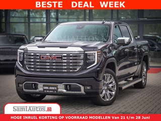 GMC Sierra DENALI | All-In Prijs | 6,2 V8 Full Option | De Meest Luxe Pick-Up in zijn Klasse | Comfortabele Dubbele Cabine met Royale 5 Zitplaatsen | BPM vrij | Nu Leverbaar uit Voorraad | Voorraad Nr 420229