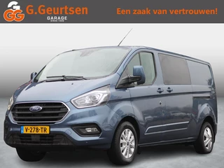 Ford Transit Custom 300 2.0 TDCI L2H1 Limited DC, Trekhaak, Bluetooth, Automaat, Cruise Control, 1e eigenaar!