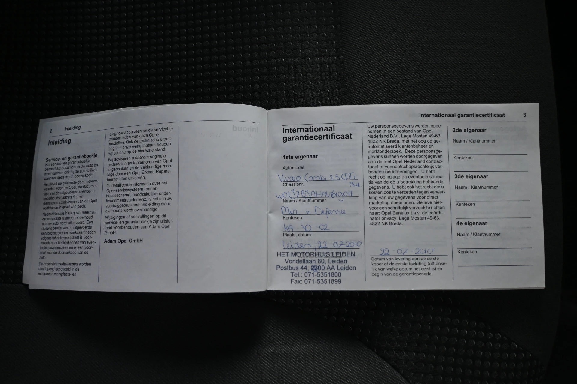 Hoofdafbeelding Opel Vivaro