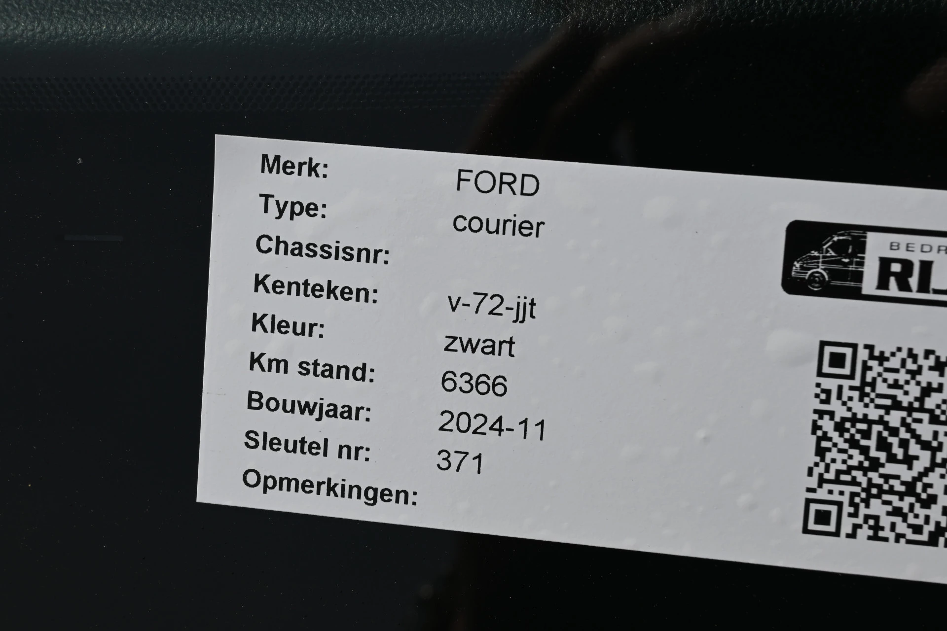 Hoofdafbeelding Ford Transit Courier