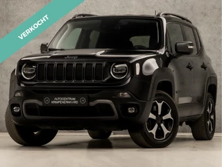 Jeep Renegade 4xe 240 Plug-in Hybrid Electric Trailhawk 240Pk Automaat (APPLE CARPLAY, GROOT NAVI, CLIMATE, CAMERA, SPORTSTOELEN, GETINT GLAS, LED KOPLAMPEN, CRUISE, NIEUWE APK, NIEUWSTAAT)