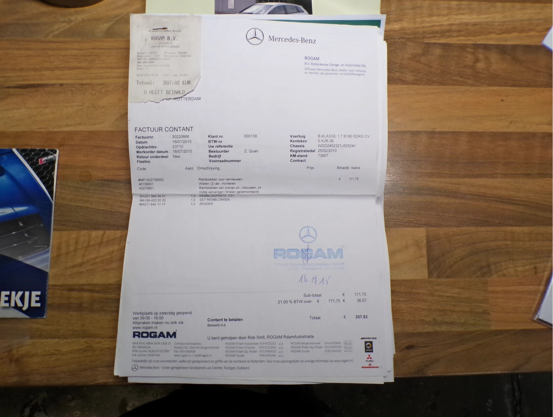 Hoofdafbeelding Mercedes-Benz B-Klasse