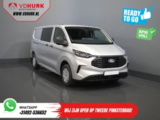Ford Transit Custom 320 2.0 TDCI 150 pk L2 Trend DC Dubbel Cabine BPM VRIJ! Garantie 5J of 200.000 km/ 2xSchuifdeur/ LED/ Stoelverw./ Virtual Cockpit