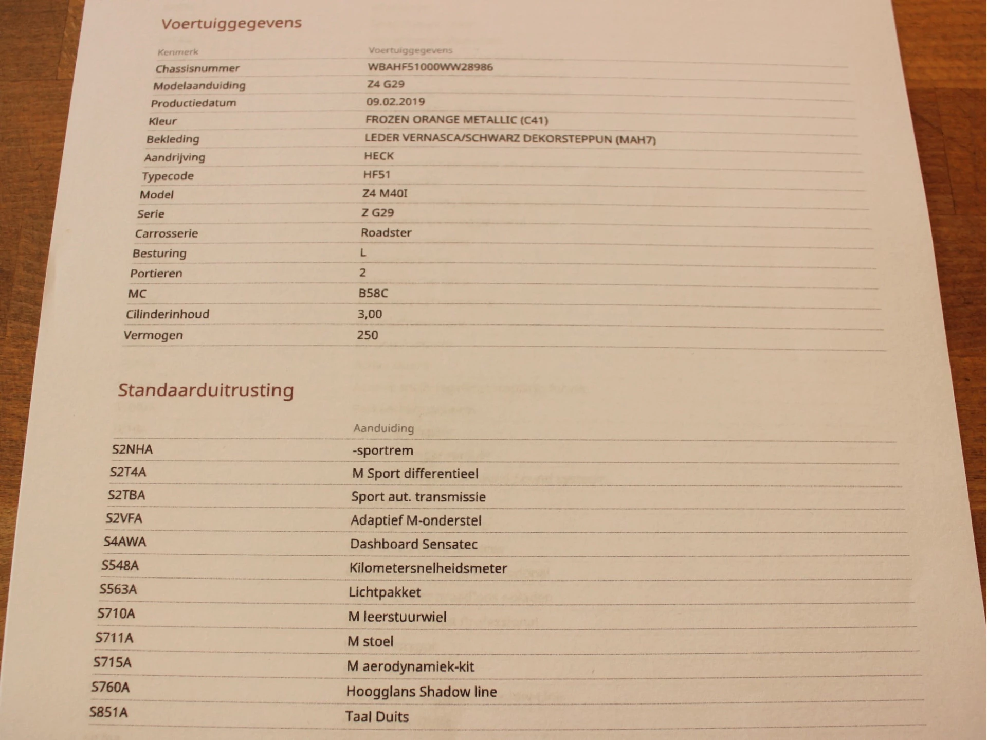 Hoofdafbeelding BMW Z4