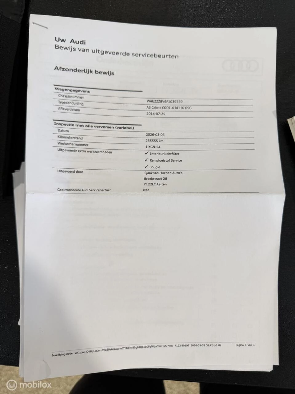 Hoofdafbeelding Audi A3