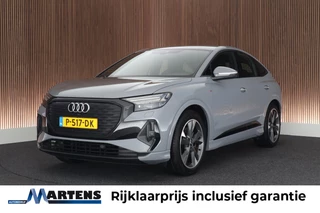 Audi Q4 Sportback e-tron 40 204pk S edition 77 kWh SOH 91% Leder Memory Sonos Head-Up Stoelverwarming Warmtepomp Camera Navigatie 2x S-Line