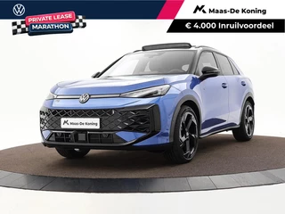 Volkswagen T-Roc 1.5 eTsi R-Line First Edition 150 pk 7 versn. DSG · Achteruitrijcamera · Electrische achterklep · Trekhaak · Voorraad OUTLET · Prijs is inclusief inruilpremie · Voorraad OUTLET · Prijs is inclusief inruilpremie ·