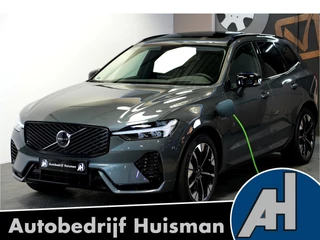 Volvo XC60 2.0 T6 AWD Long Range 293kW/399pk Aut8 Plus Dark LUCHTVERING + EL.TREKHAAK + PANORAMADAK + HARMAN/KARDON + GOOGLE DASHBOARD + BLIS + PILOT ASSIST + ADAPT.CRUISE + 360 CAMERA + LANE ASSIST + STUUR-&STOELVERWARMING V&A + HEAD-UP + 20" LM-VELGEN!!