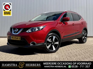 Nissan Qashqai 1.2 Tekna rood, automaat, trekhaak