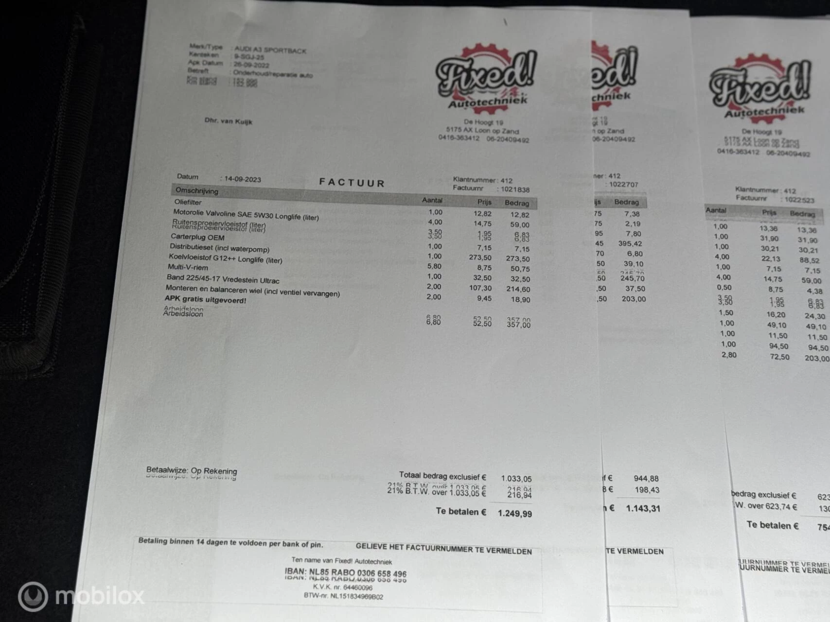 Hoofdafbeelding Audi A3