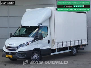Iveco Daily 35S16 Automaat Schuifzeil Laadklep CarPlay Camera Velgen Cruise Airco Schuifzeilen Bakwagen Zeilen Meubelbak Koffer Airco Cruise control