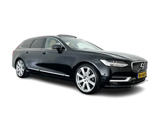 Volvo V90 2.0 D5 AWD Inscription Aut. *PANO | LEATHER | FULL-LED | BOWERS&WILKINS | MEMORY-PACK | BLIS | HEAD-UP | CAMERA | KEYLESS | DIGI-COCKPIT | NAVI-FULLMAP | PRIVACY-GLASS | HEATED/VENTILATED-SPORTSEATS | TOWBAR | 20''