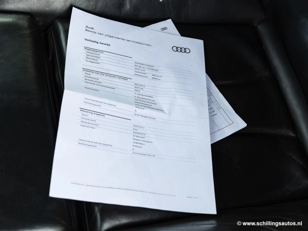 Hoofdafbeelding Audi RS3