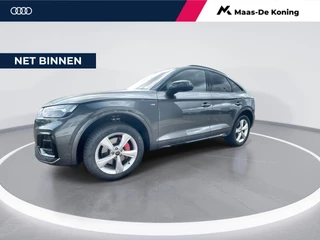 Audi Q5 Sportback 55 TFSIe 270kW/367PK S Line · Panoramadak · Leder · Trekhaak · Garantie tot september 2029 of 100000km.