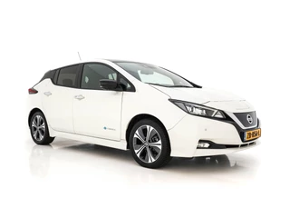 Hoofdafbeelding Nissan Leaf Nissan Leaf Tekna 40 kWh (INCL-BTW) Aut. *LUXURY-LEATHER | FULL-LED | BOSE-SURROUND | DIGI-COCKPIT | ADAPTIVE-CRUISE | TOPVIEW | KEYLESS | NAVI-FULLMAP | BLINDSPOT | DAB+ | PDC | HEATED-COMFORTSEATS | PRIVACY-GLASS |