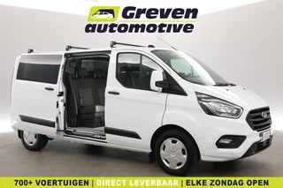 Ford Transit Custom 2.0 Ecoblue L2H1 | DC | 6 Zits | Aut. | Airco | Cruise | Camera | Trekhaak | Carplay | 2xSchuifdeur