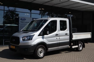 Ford Transit 350 2.0TDCI DUBBEL-CAB 7-PERS ALU-LAADBAK TREKHAAK BTW-AUTO LAGE-KMSTAND *35036KM*