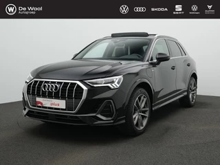 Audi Q3 45 TFSI e 245 pk S-tronic S-Line | Panoramadak | Leder | Stoelverwarming | Adaptive Cruise | Navigatie | Parkeersensoren voor/achter