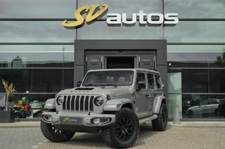 Jeep Wrangler BRUTE Richmond 380pk 4xe Hybrid Diamond leder Navigatie NLauto Stuur+stoelverwarming Clima Cruise 20" LMV CUSTOM!!