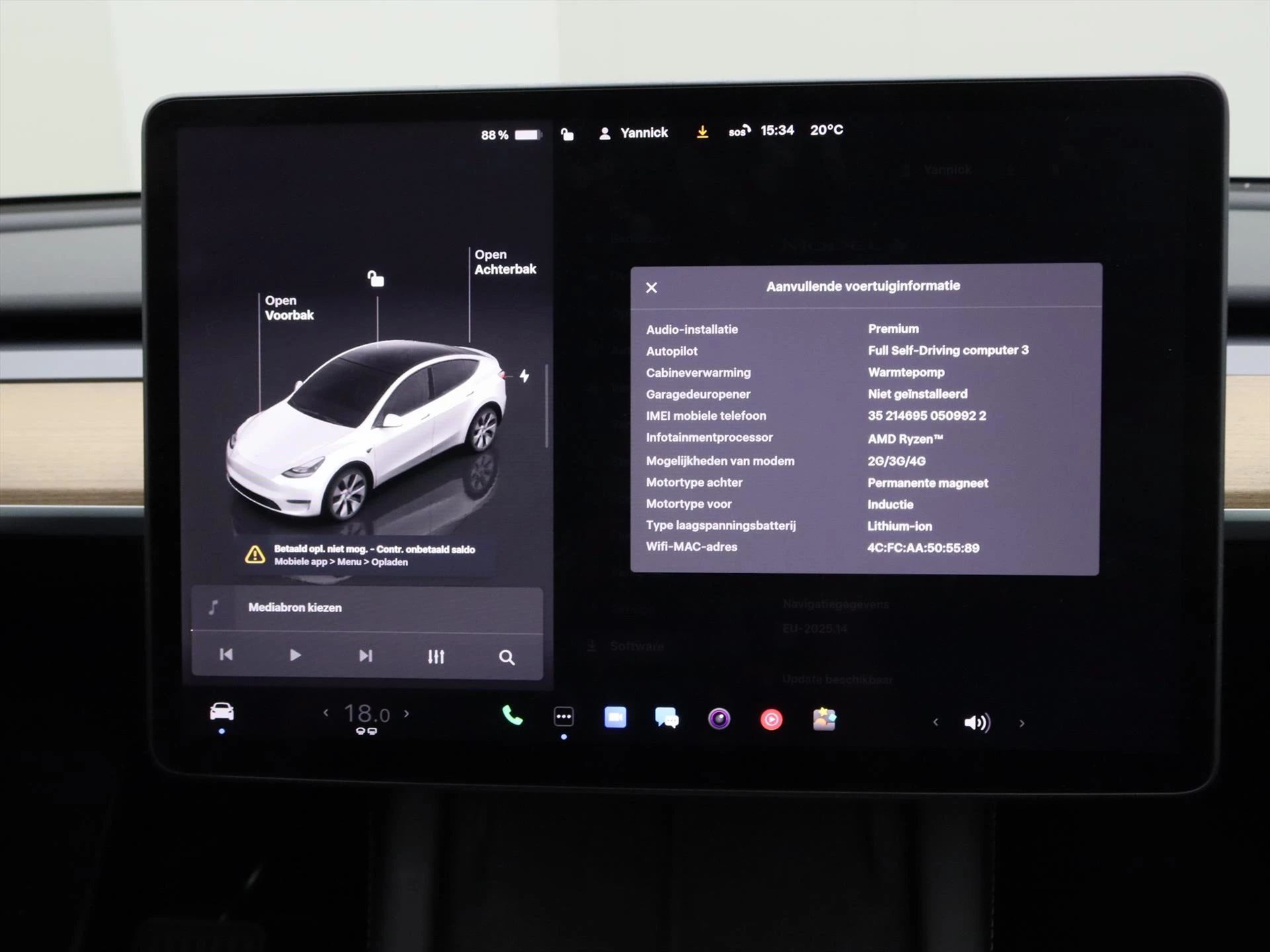 Hoofdafbeelding Tesla Model Y