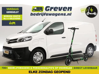Toyota ProAce Electric Worker 75 kWh Extra Range Navigator L2H1 | GRATIS E-Step! | Elektrisch Automaat | EMISSIEVRIJE ZONE | Airco Camera Cruise Carplay Navi 3 Persoons