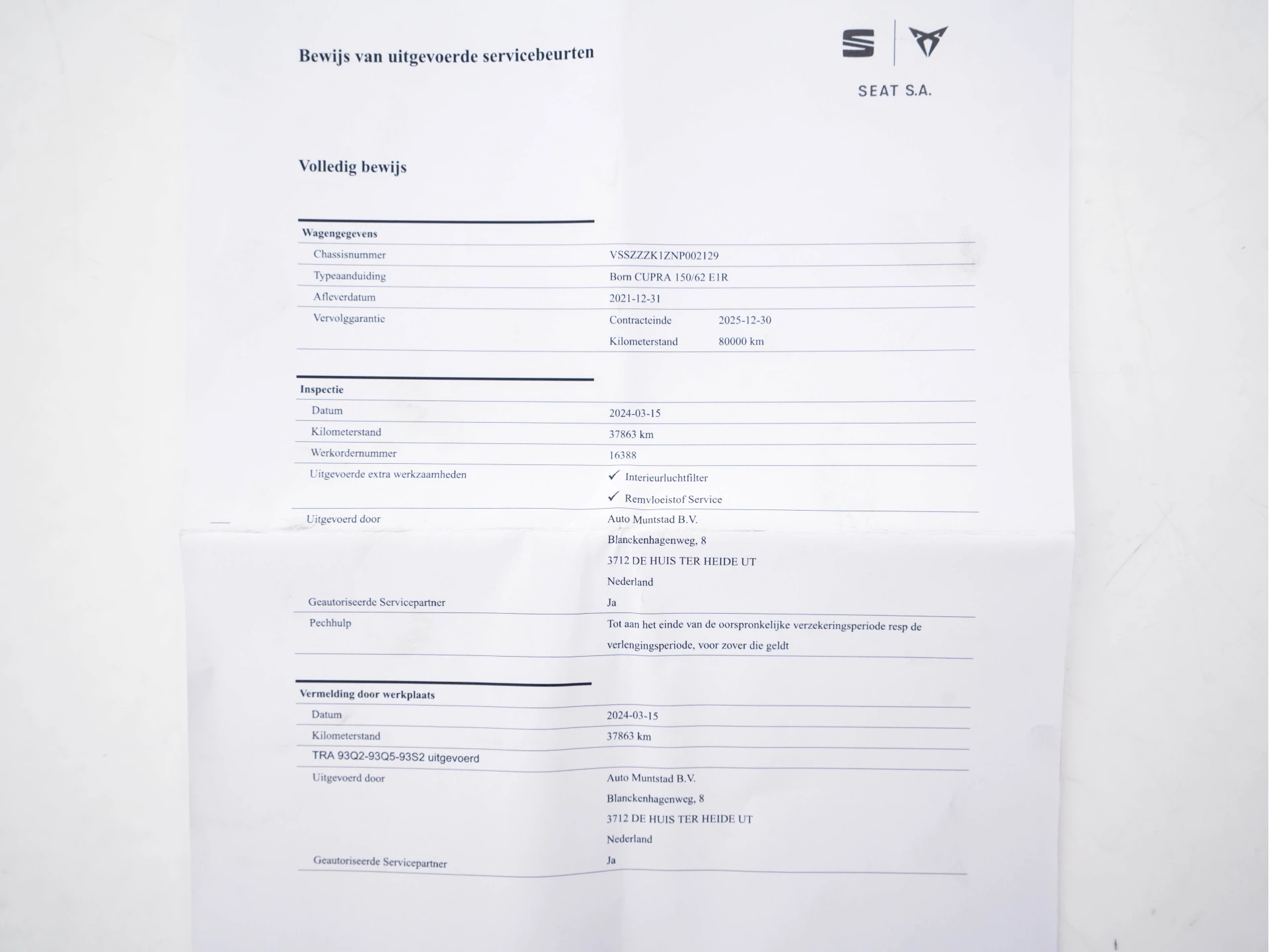 Hoofdafbeelding CUPRA Born