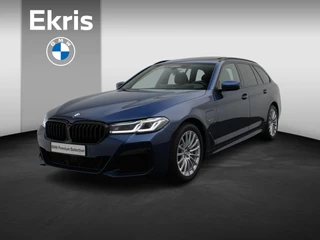 BMW 5 Serie Touring 530e xDrive M Sportpakket | Stuurwielrand Verwarmd | Trekhaak | Panoramadak | Sportstoelen | Active Cruise Control | Head Up Display | Harman Kardon | 18''