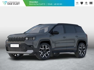 Jeep Compass First Edition 74 kWh | Uit voorraad leverbaar !| Adapt. Cruise | Camera | Carplay | 20" | Elektr. A-Klep | Navi | Winter Pack | Schuif/Kanteldak | Premium Pack | Conv. Pack | Warmtepomp