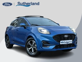 Ford Puma 1.0 EcoBoost Hybrid ST-Line Automaat 125pk | Panoramadak | Trekhaak afneembaar | Winter Pack | Adaptive cruise control  | Elektrische achterklep | Matrix LED | Keyless Entry | Navigatiesysteem | Privacy glass