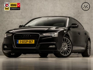 Audi A5 Sportback 1.8 TFSI S-Line Sport 170Pk Automaat (2X S-LINE, NAVIGATIE, CLIMATE, CAMERA, GETINT GLAS, LEDER, SPORTSTOELEN, CRUISE, XENON, BLUETOOTH, ZWART HEMEL, NIEUWSTAAT)