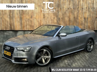 Audi A5 Cabriolet 1.8 TFSI S-line Automaat | Leer | Stoelverwarming en nekverwarming | Xenon verlichting | 19 inch Rotor velgen | Keyless entry&start | Bang&Olufsen audio | Parkeersensoren voor en achter