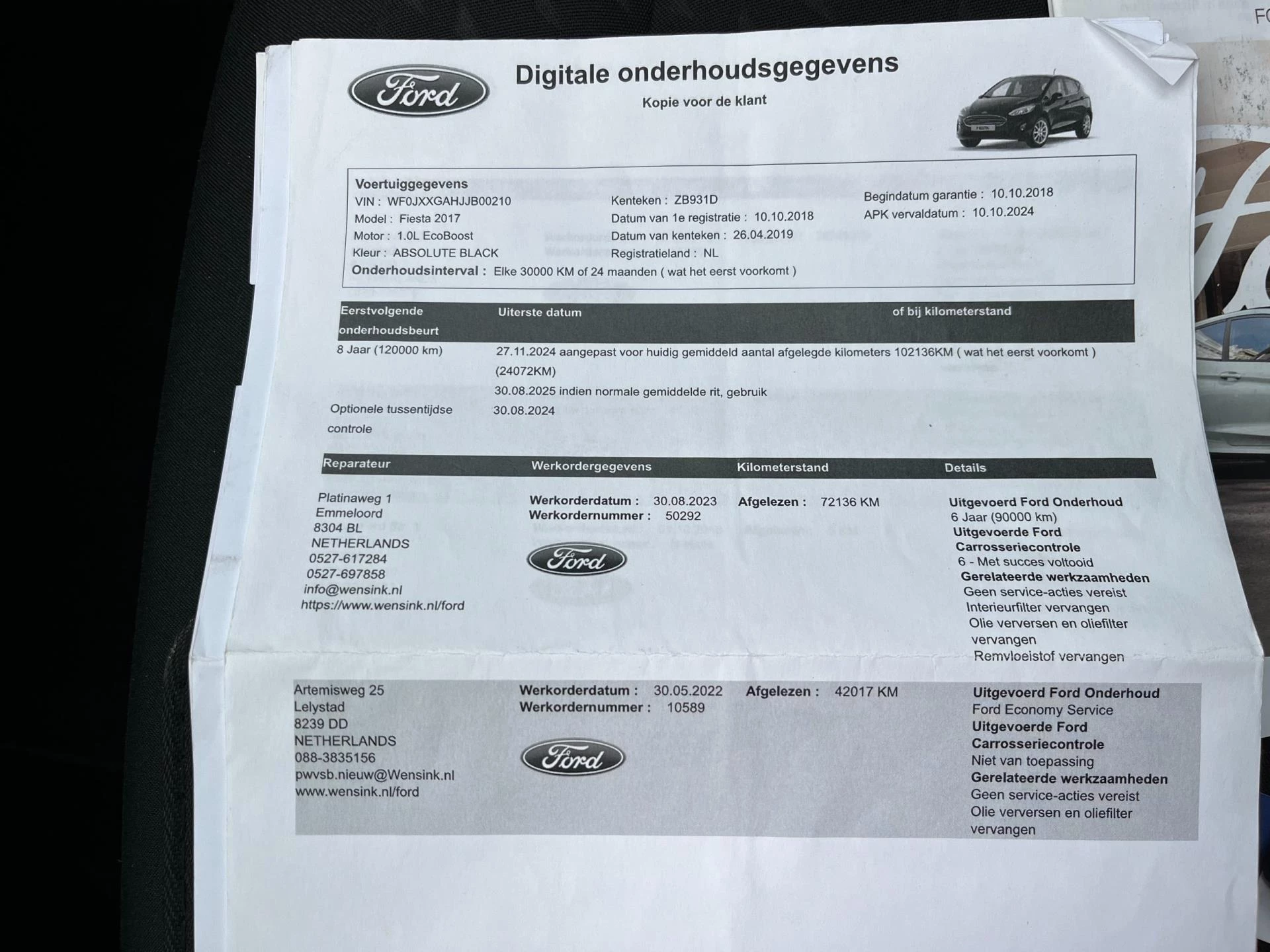 Hoofdafbeelding Ford Fiesta