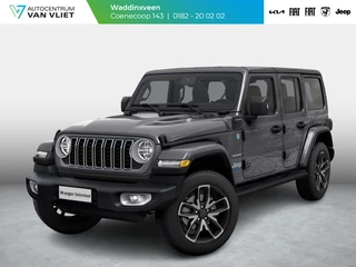 Hoofdafbeelding Jeep Wrangler Jeep Wrangler Unlimited 4xe 380 Sahara | MY25 | 22" Brute velgen | Geel kenteken !