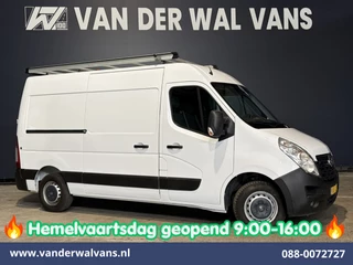 Opel Movano 2.3 CDTI 146pk L2H2 Inrichting Euro6 Airco | Imperiaal | Camera | Navigatie | 2500kg Trekhaak | Omvormer Cruisecontrol, Parkeersensoren, Bijrijdersbank