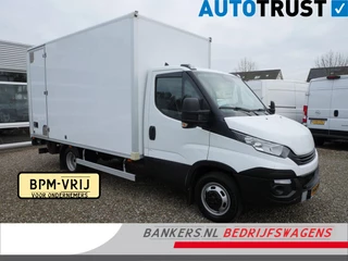 Iveco Daily 35C14 2.3 140PK, Airco, Dubbel lucht, Laadbak: L*B*H = 424*211*220 / Lading vastzetrail op 110 cm, Zijdeur rechtsachter, Laadklep Anteo 800 KG, Plateau van 160 cm, Met afstandsbediening en rolstops
