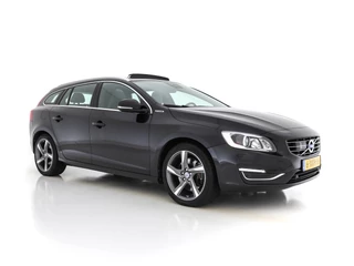 Hoofdafbeelding Volvo V60 Volvo V60 2.4 D6 AWD Plug-In Hybrid Summum Tecnology-Pack Aut. *SUNROOF | VOLLEDER | BI-XENON | NAVI-FULLMAP | CAMERA | ECC | PDC | CRUISE | MEMORY | LANE-ASSIST*