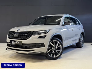 Škoda Kodiaq 1.5 TSI Sportline Business | Steel Grey | Elektr. trekhaak | Canton | Lederen sportstoelen | Sfeerverlichting