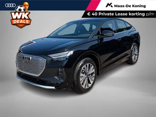 Hoofdafbeelding Audi Q4 Sportback e-tron Audi Q4 Sportback e-tron 45 quattro Advanced edition 286 PK · Assist. pakket plus · Comfortpakket ·  Lichtpakket plus ambient light