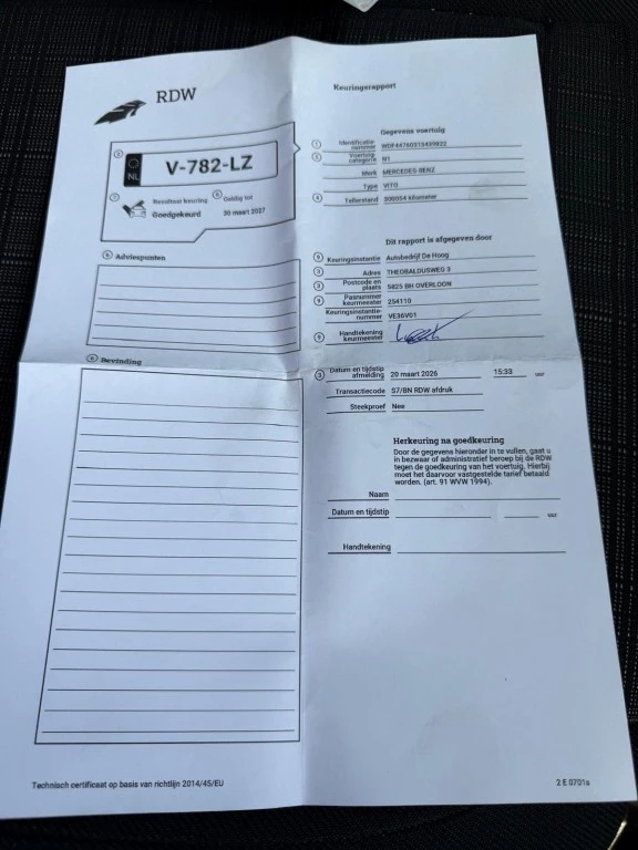 Hoofdafbeelding Mercedes-Benz Vito