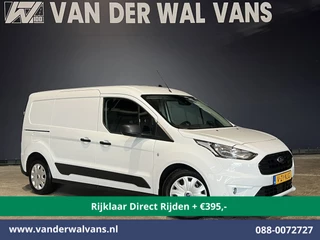 Ford Transit Connect 1.5 EcoBlue 100pk L2H1 *Rijklaar Direct Rijden* Euro6 Airco | 3-Zits | Cruisecontrol | Stoelverwarming | Verwarmde voorruit Parkeersensoren, Bijrijdersbank