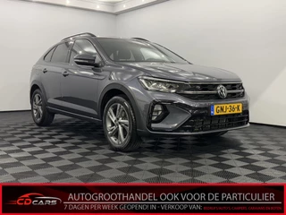 Hoofdafbeelding Volkswagen Taigo Volkswagen Taigo 1.0 TSI R-Line Business Half leder, Camera, Navi, Virtual desk, Stoelverwarming, Cruise control adaptief, 2 jaar garantie