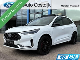 Ford Kuga 2.5 PHEV ST-Line X 243PK  Black Edition Elek. Trekhaak Panodak AGR Stoelen Adaptieve Cruise 2100KG Trekgewicht Winterpack ''20 Inch Velgen Camera Blind-Spot Navi Climate B&O *Full Options*